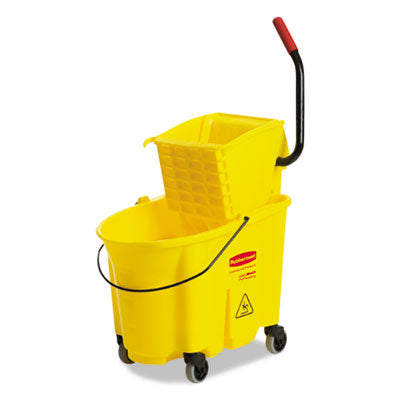 RUBBERMAID 35 QT. BUCKET W/
RINGER 7580-88 YELLOW