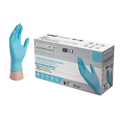 AMMEX Nitrile Powder Free Exam Gloves 1000/CS
