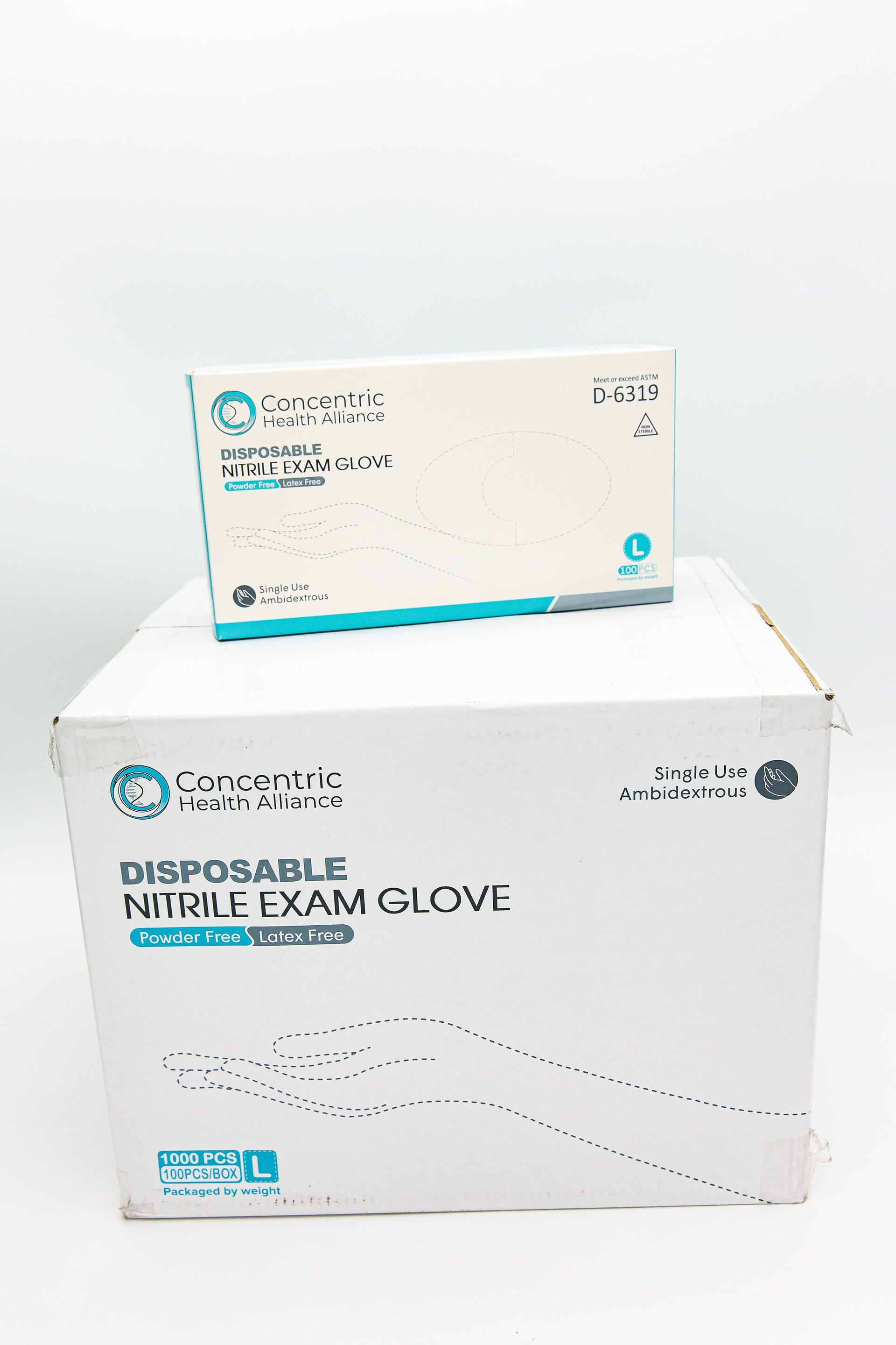 Concentric Health Alliance Nitrile Exam Gloves - 100/BX