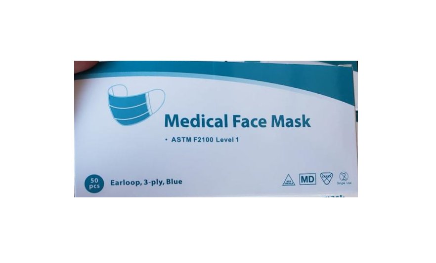 3 Ply Medical Face Mask - Case of 1,000 - One Source Medical Supplies