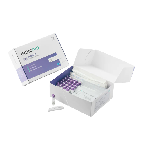 INDICAID™ COVID-19 Rapid Antigen Test Kit - Box of 25
