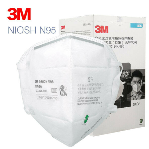 3M™ Particulate Respirator 9502+ N95 Mask 500/CS