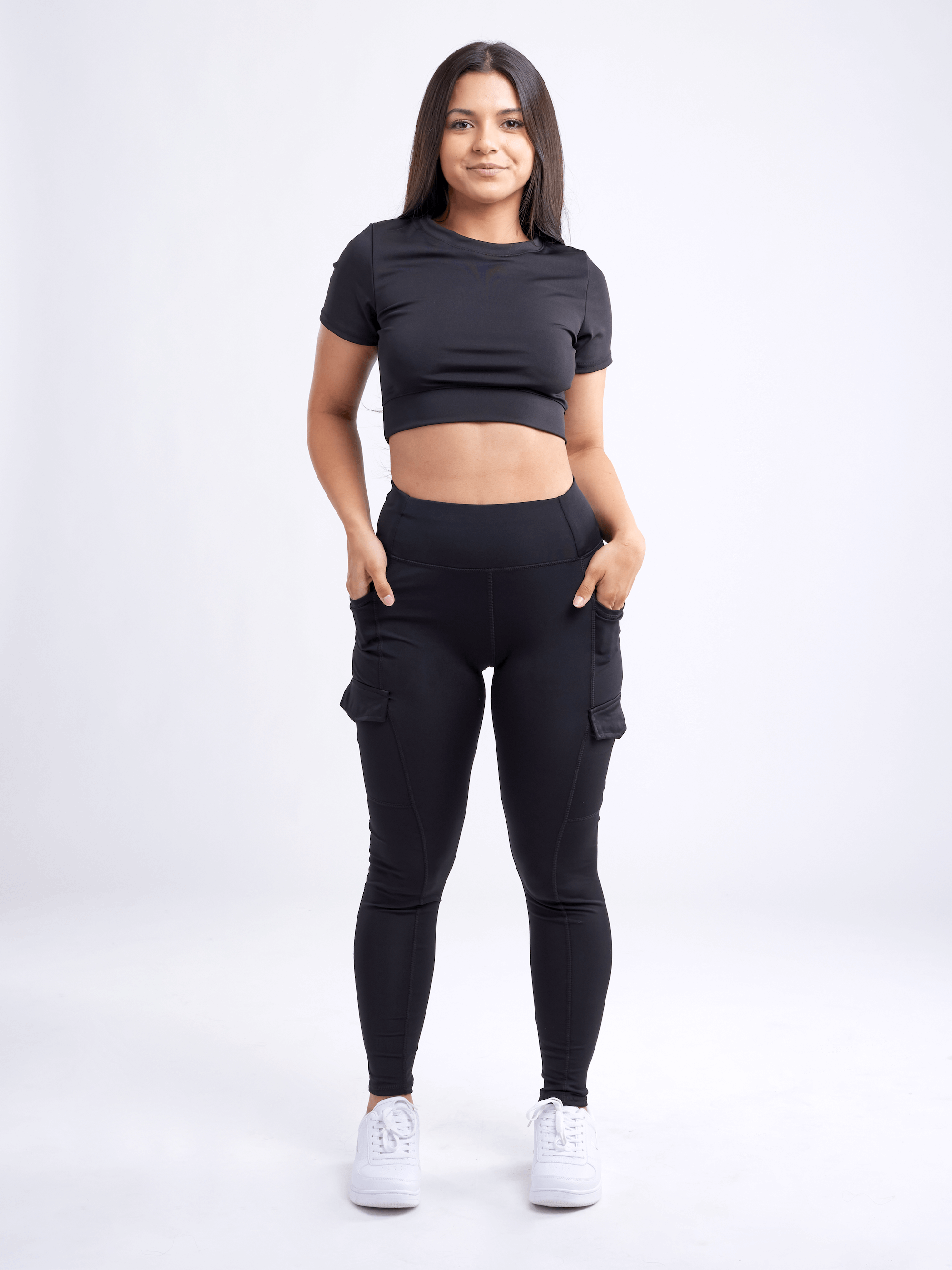 JupiterGear High-Waisted Leggings with Side Cargo Pockets by Jupiter Gear