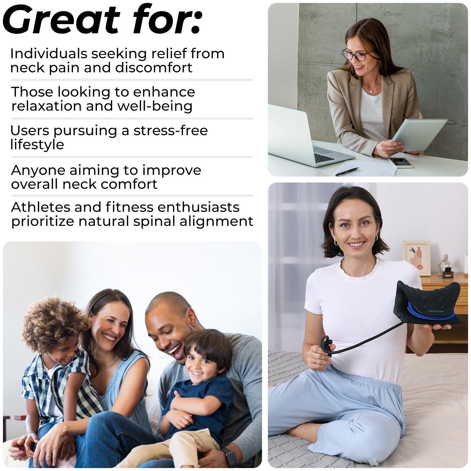 NECKUP Neck Stretcher by PlayMakar