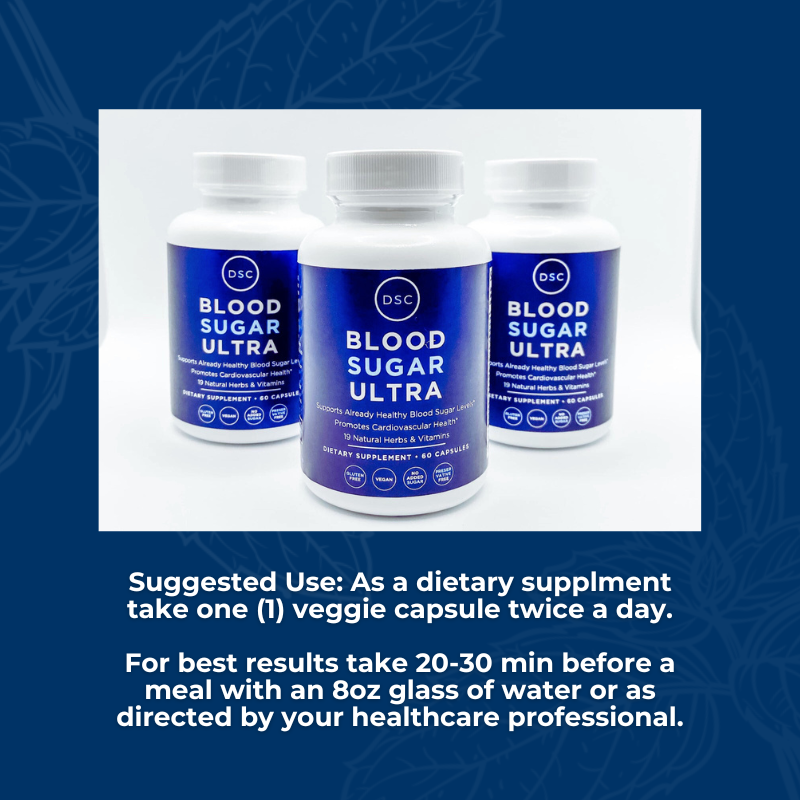 DSC Blood Sugar Ultra Support Supplement by DIABETIC SOCK CLUB
