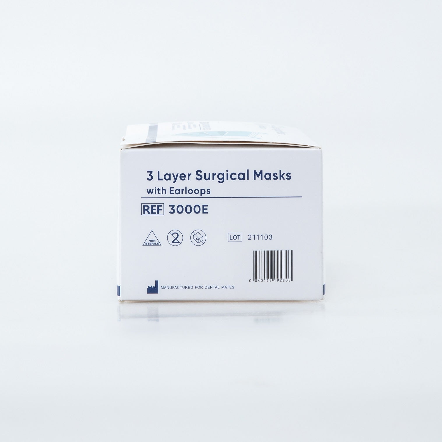 ASTM Level 3 Medical and Surgical Facemasks 1,000pcs per case FDA 510K cleared.