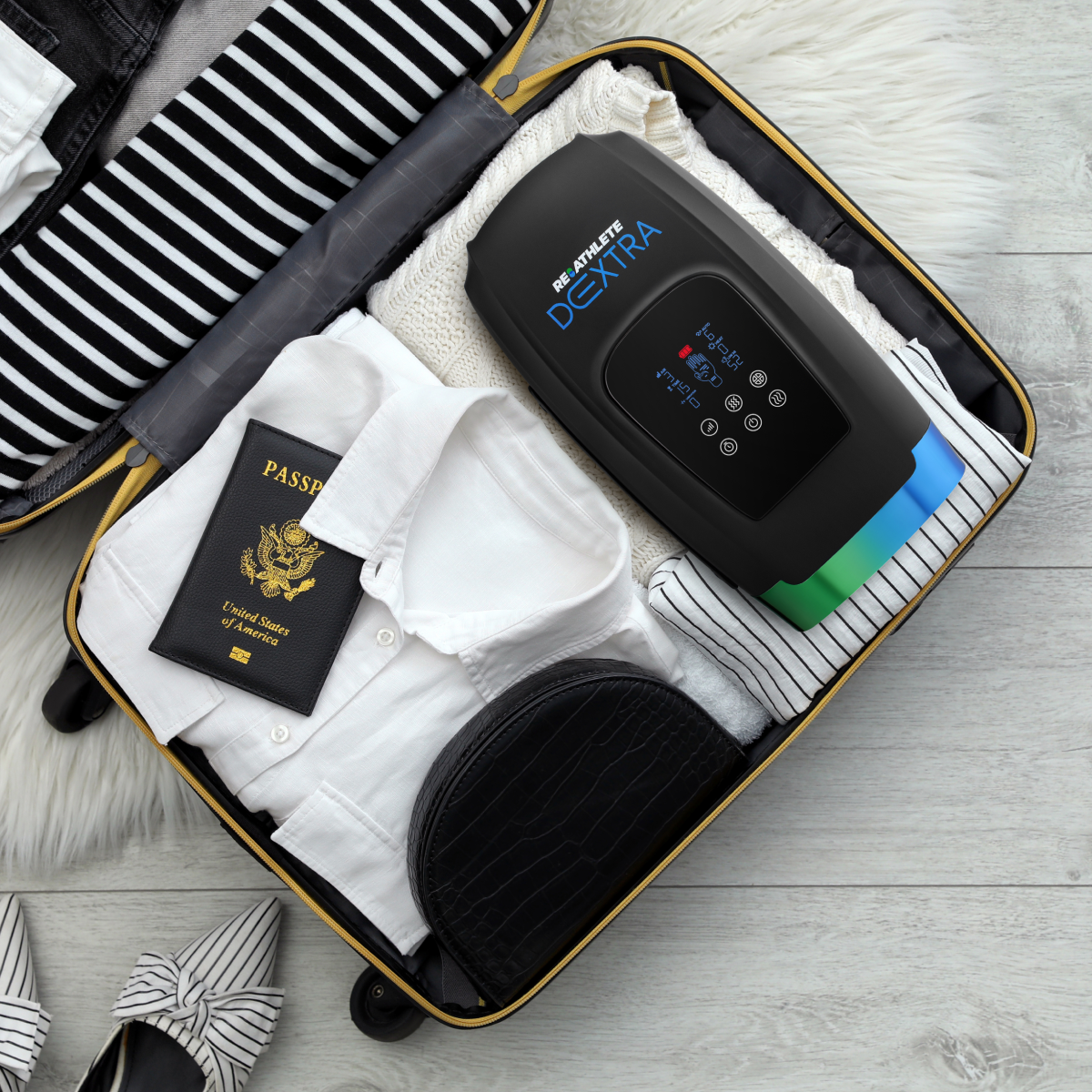 DEXTRA Cordless Hand Massager with Acupressure & Heat by PlayMakar