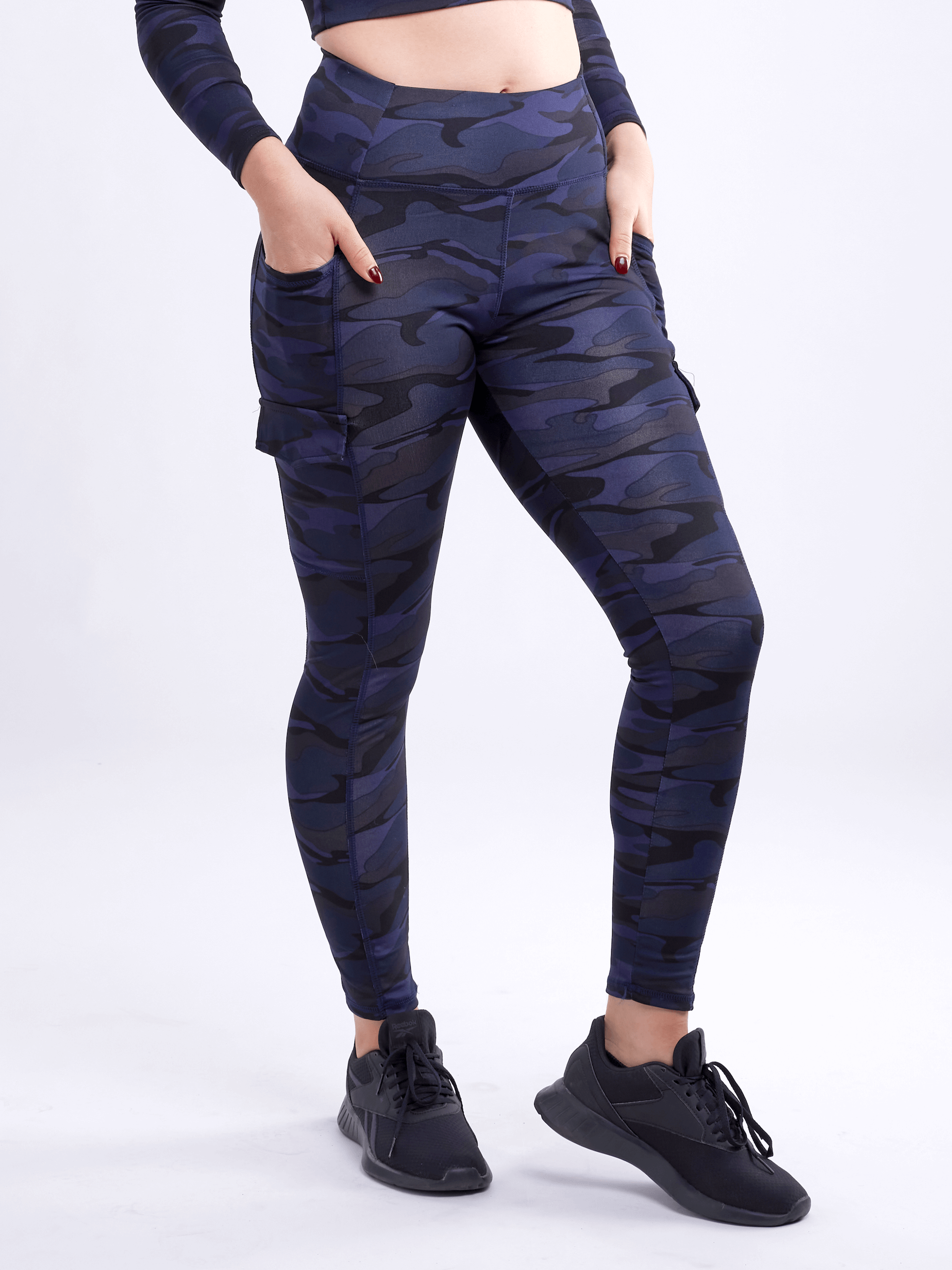 JupiterGear High-Waisted Leggings with Side Cargo Pockets by Jupiter Gear
