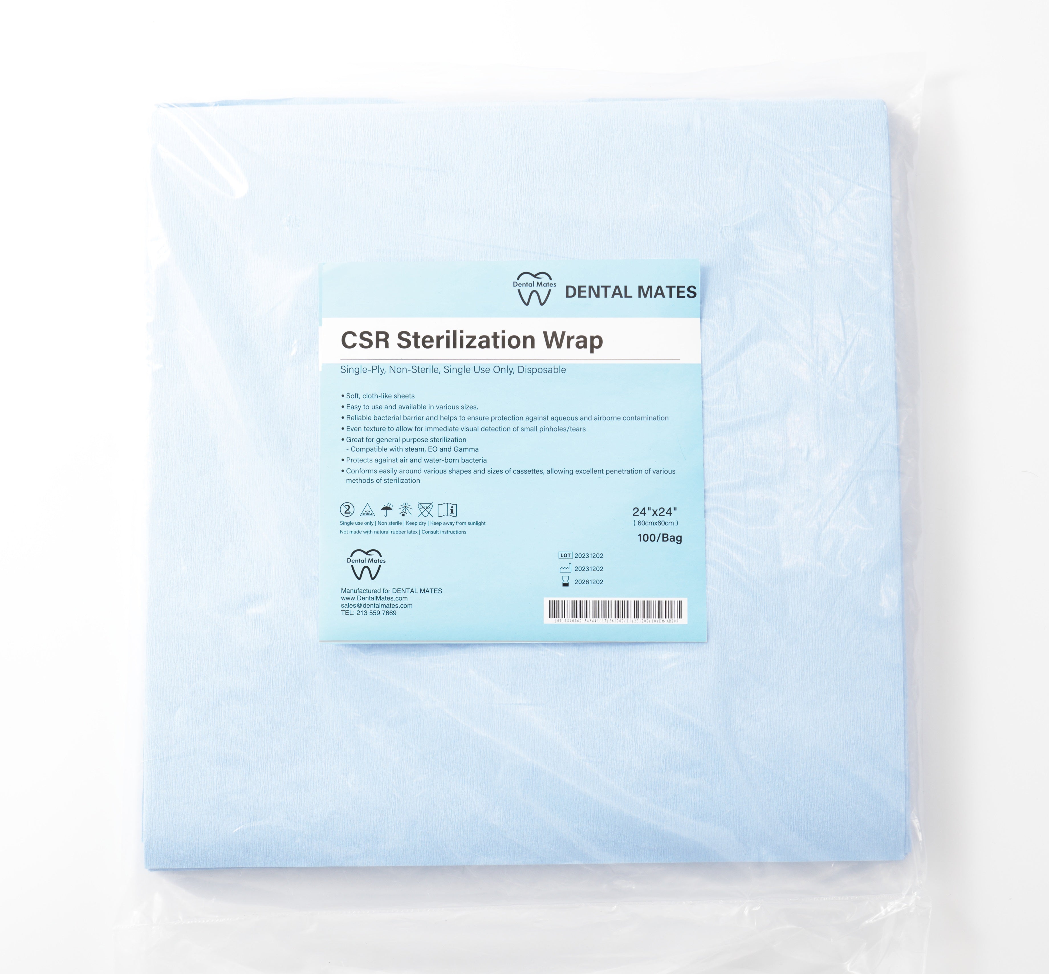 CSR Sterilization Wrapping Paper Blue
