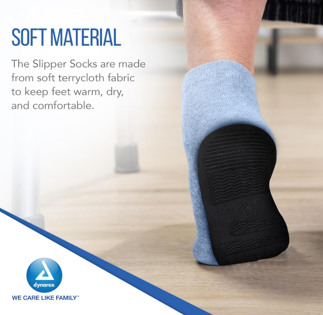 Dynarex Non Skid Slippers - 12packs/case (12 Pairs)