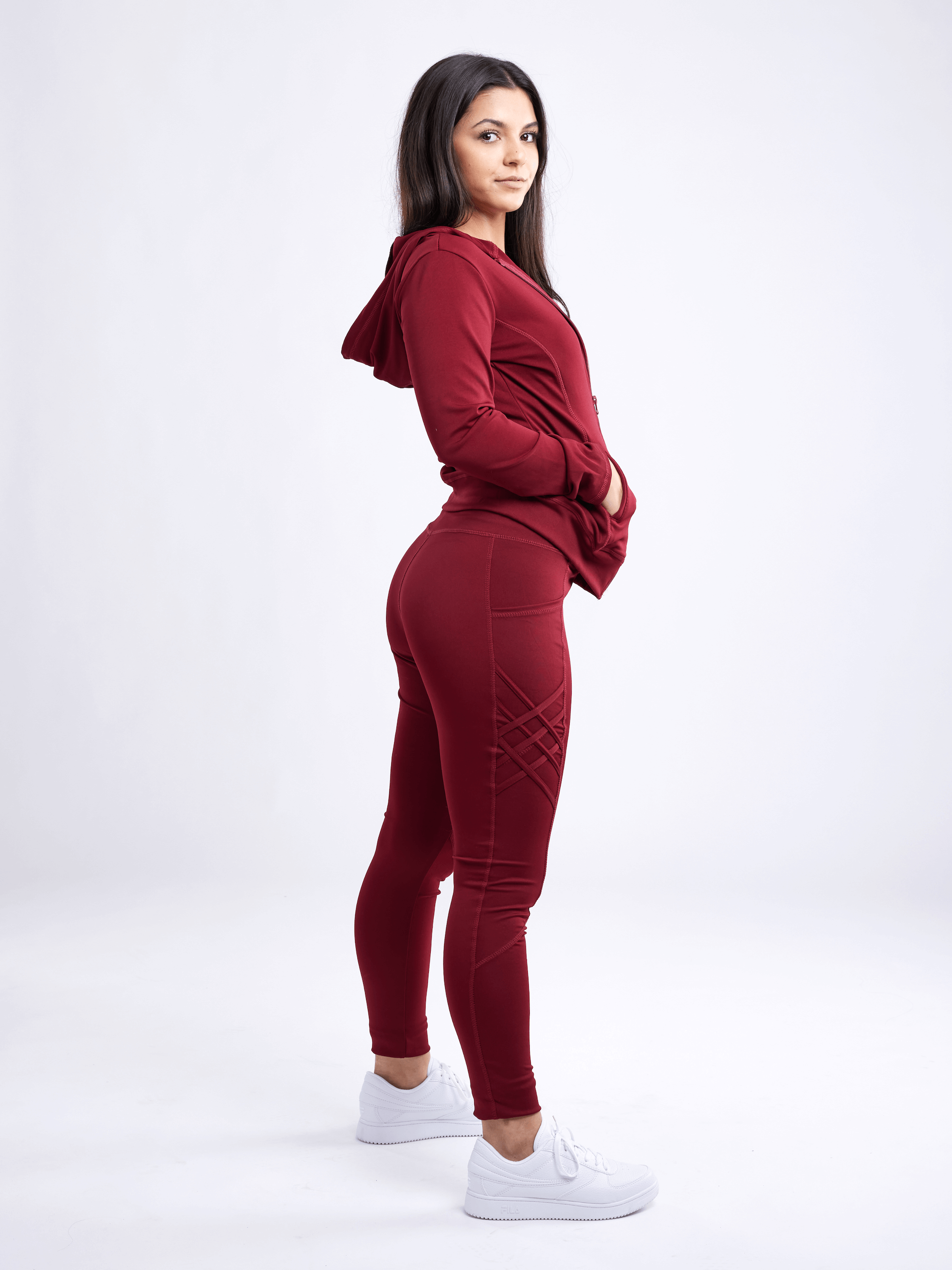 JupiterGear Athletic Fitted Zip-Up Hoodie Jacket with Pockets by Jupiter Gear