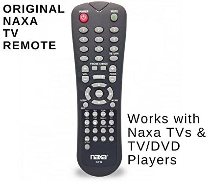 NAXA Original Replacement Remote Control for Naxa NT and NTD Model 12 Volt TVs and TV/DVD Combo Players by Jupiter Gear