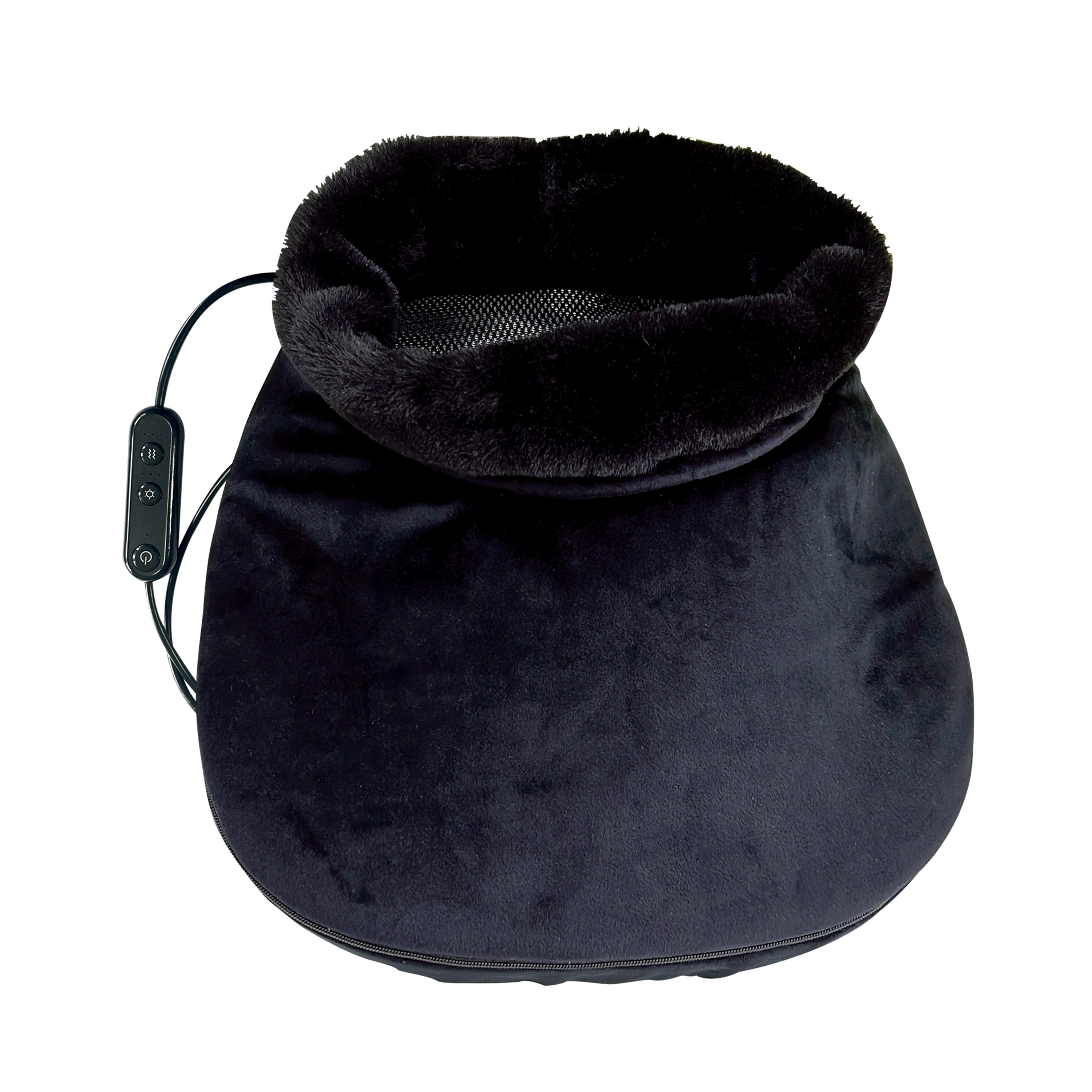 Heated Foot Massager with Remote Control, Folding Design, and Dual Motor Intensities by Pursonic