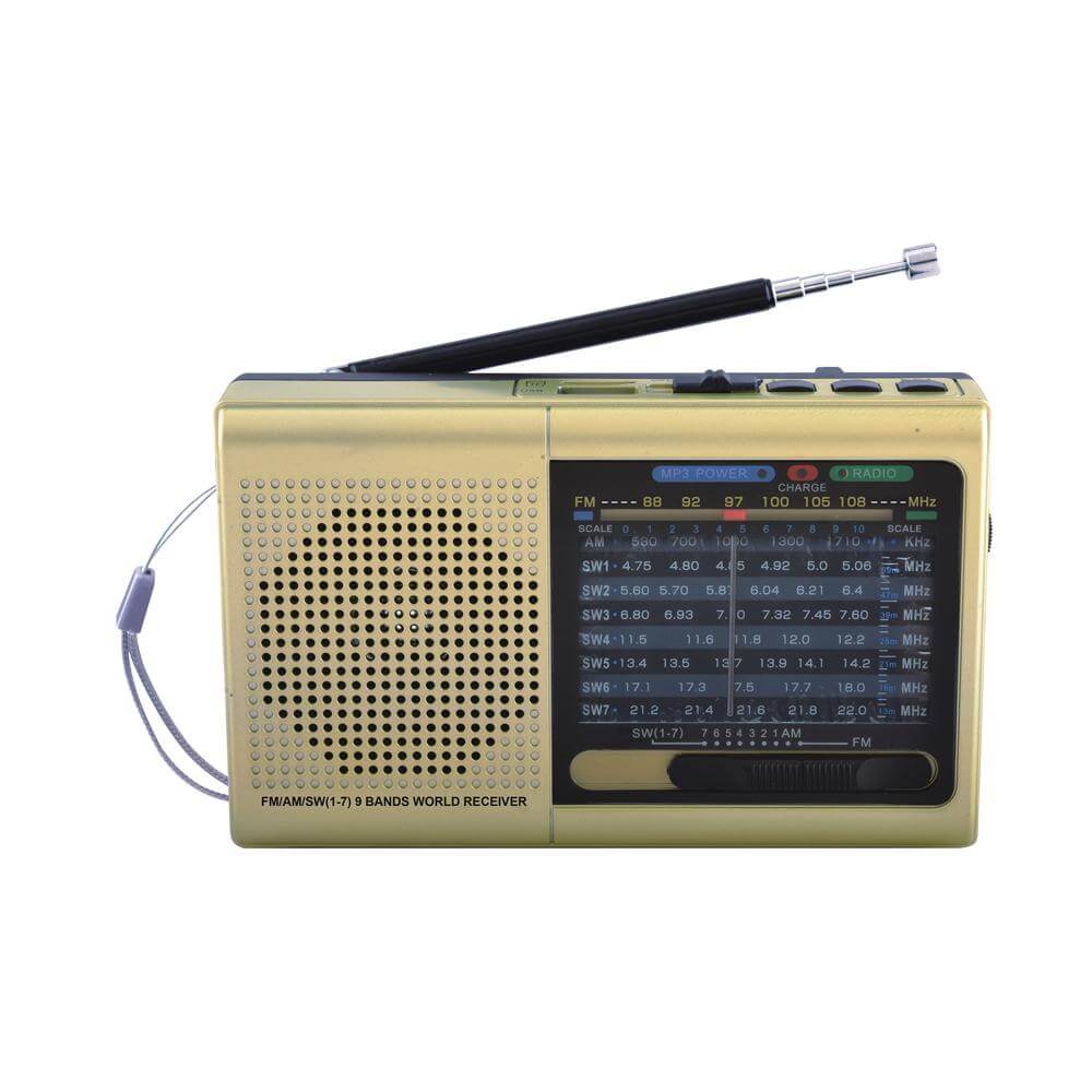 Supersonic 9 Band Radio With Bluetooth by Jupiter Gear
