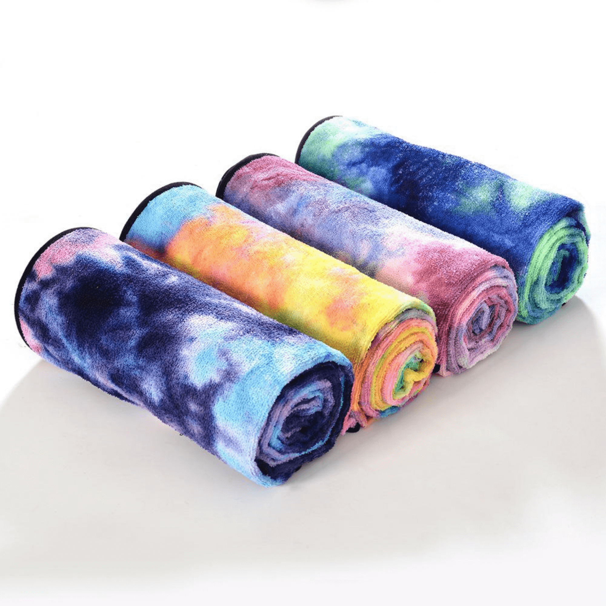 JupiterGear Tie Dye Yoga Mat Towel with Slip-Resistant Grip Dots by Jupiter Gear