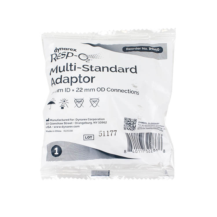 Dynarex Resp-O2™ Adapters & Connectors (50 Count)