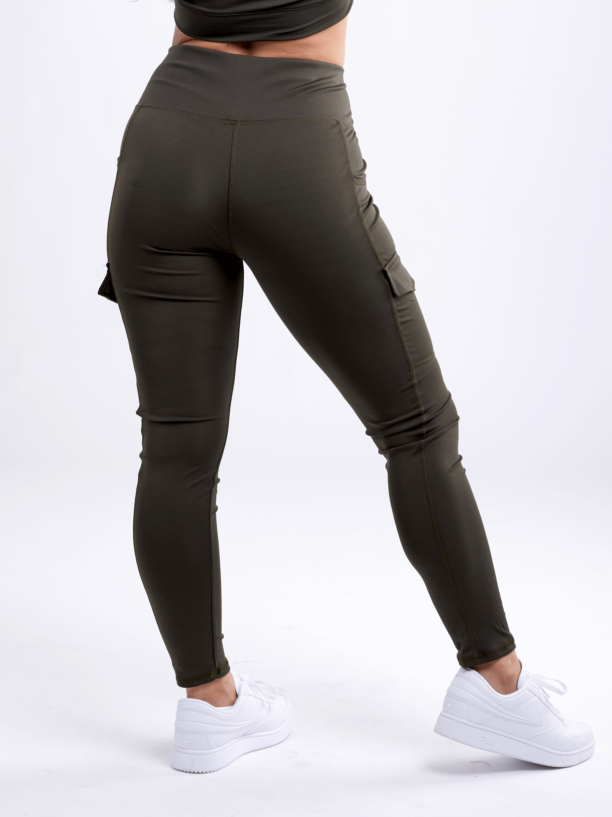 JupiterGear High-Waisted Leggings with Side Cargo Pockets by Jupiter Gear