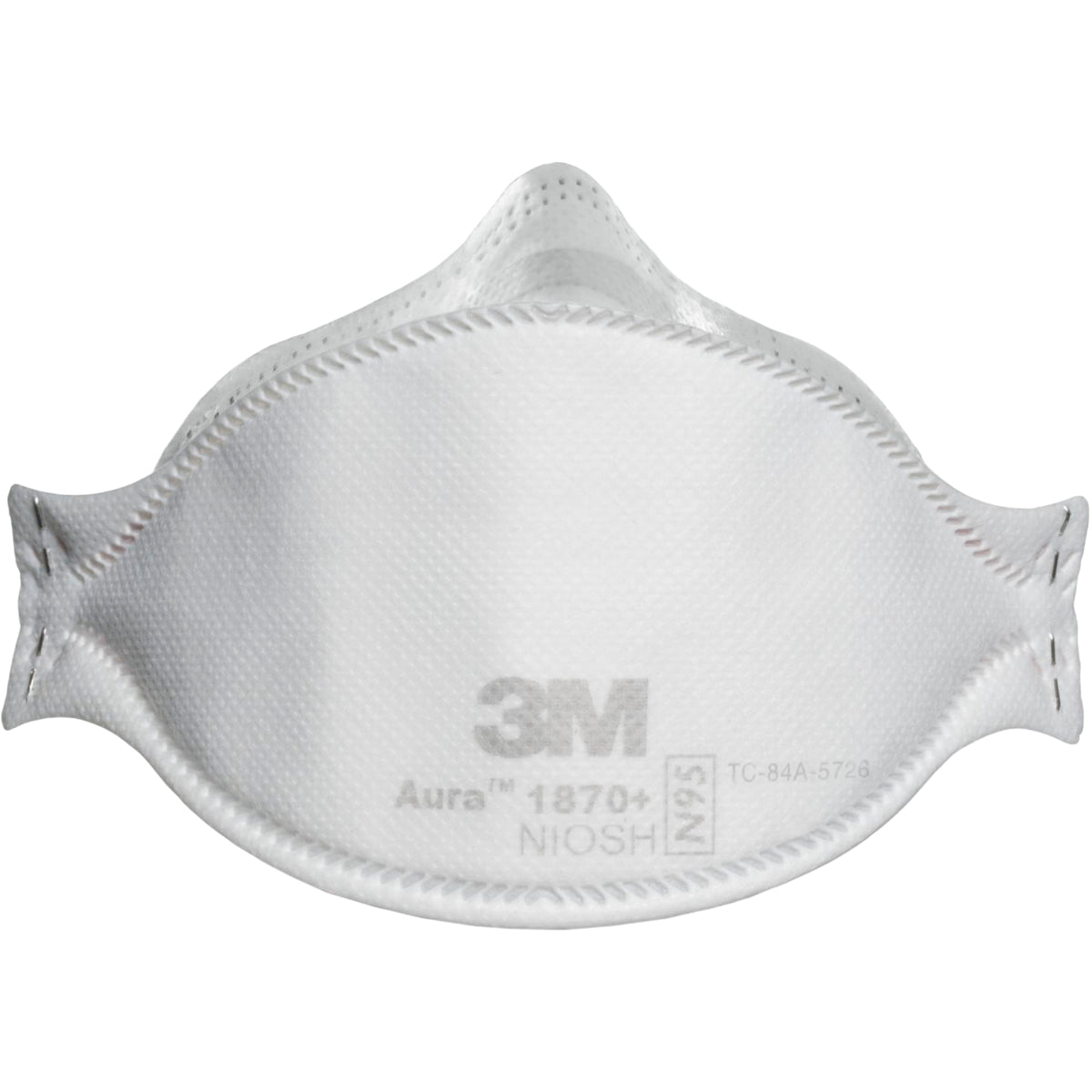 3M 240pcs Aura 1870+ Particulate Respirator N95 Face Mask, Regular Size, Individually wrapped & Flat Fold
