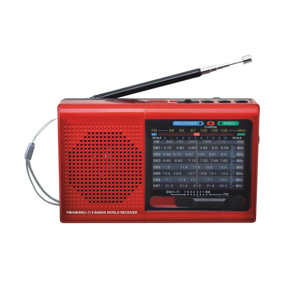 Supersonic 9 Band Radio With Bluetooth by Jupiter Gear