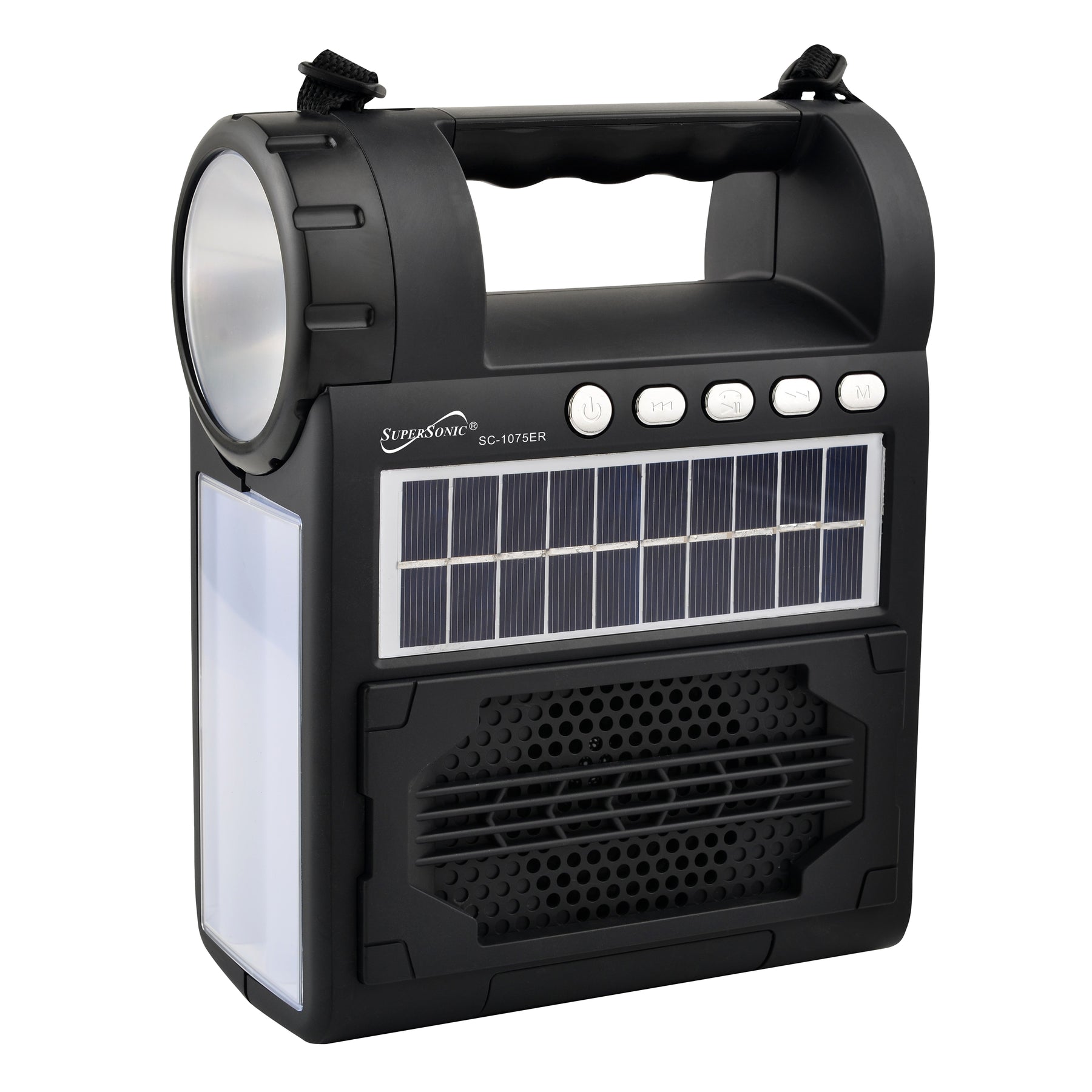Supersonic Solar Power Speaker with FM Radio / Flashlight / Lantern by Jupiter Gear