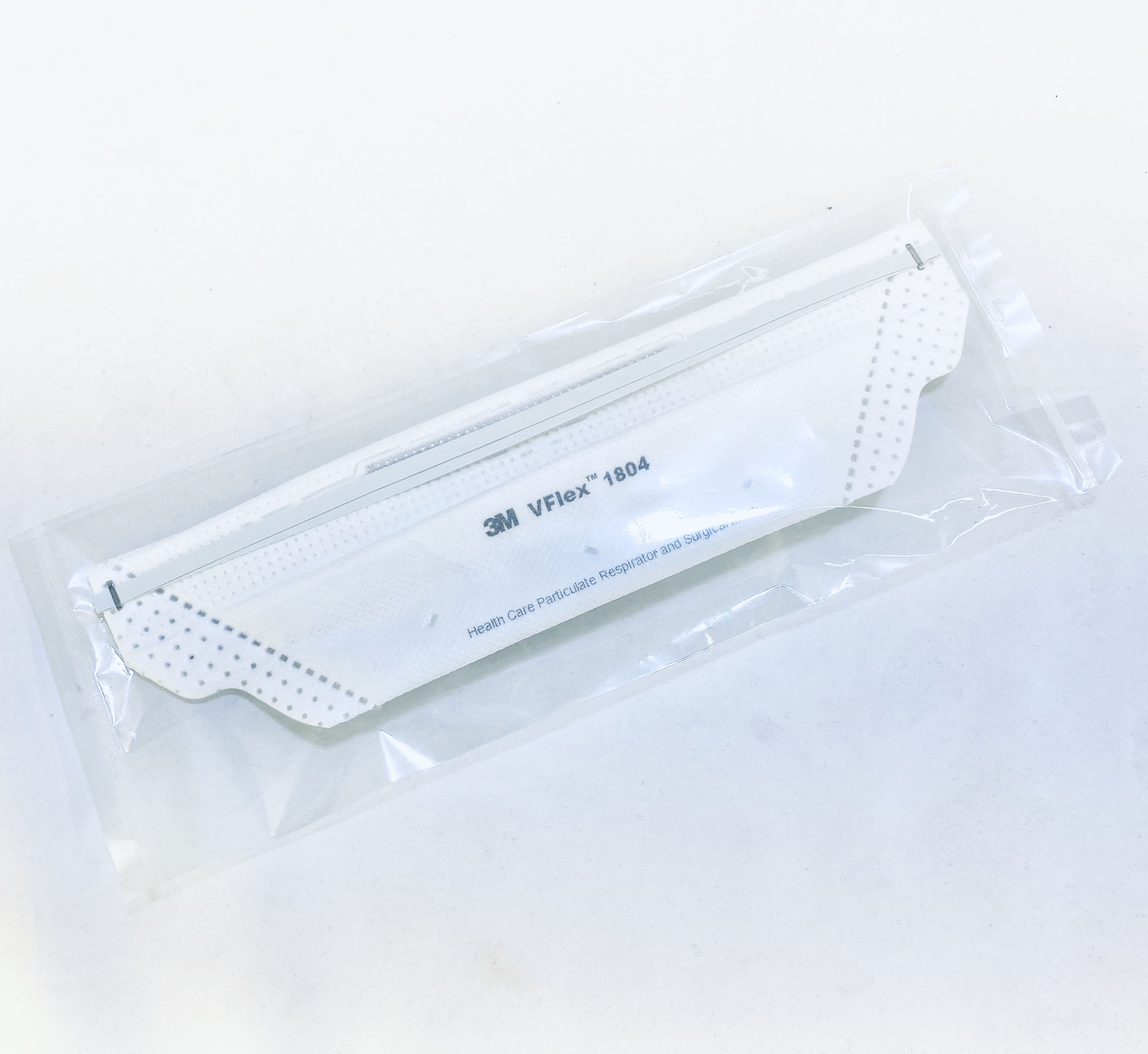 3M 400pcs VFlex 1804 Particulate Respirator N95 Face Mask, Regular Size, Individually wrapped & Flat Fold