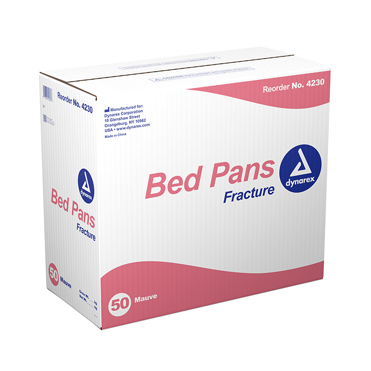 Dynarex Bed Pan - Fracture (50 Count)