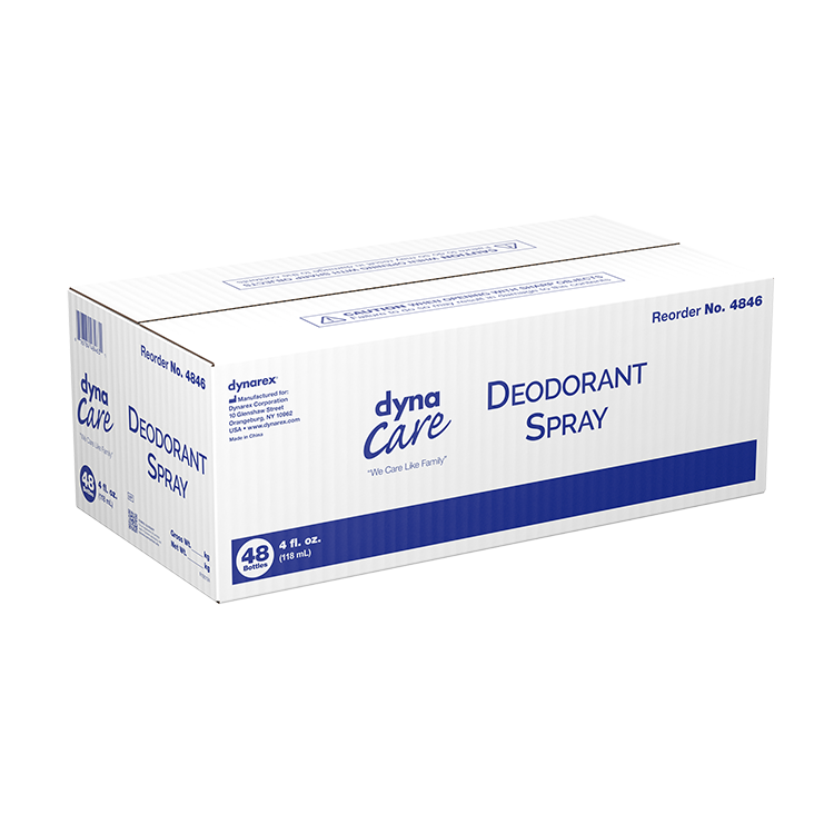 Dynarex Deodorants - 4 oz. Pump Spray (48 Count)