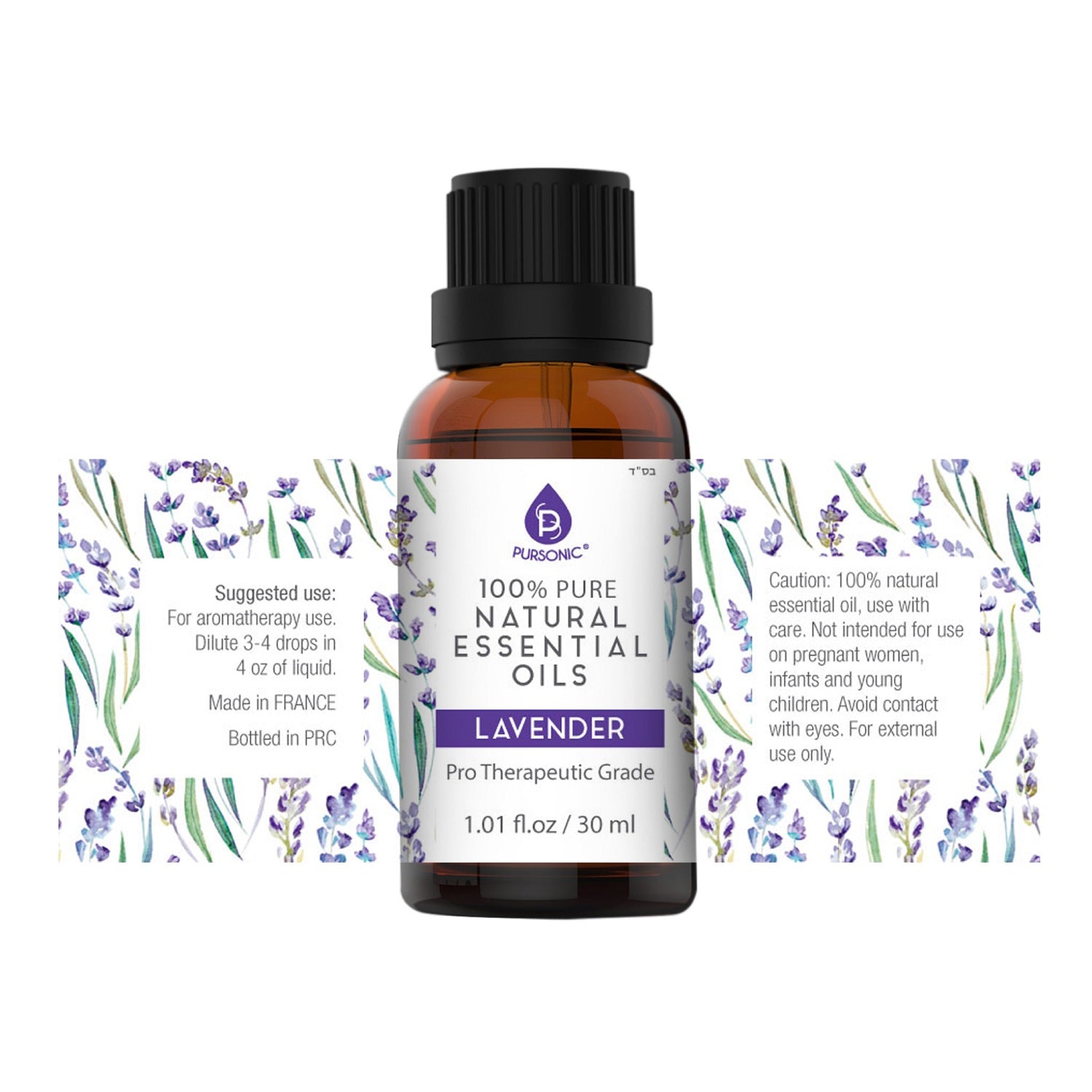 100% Pure & Natural Lavender Essential Oils by Pursonic
