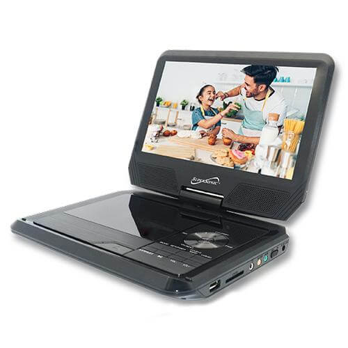 Supersonic 9" Portable DVD Player With Digital TV, USB/SD Inputs and Swivel Display by Jupiter Gear