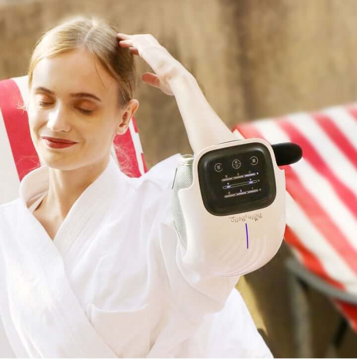 Bella2Bello Hertz Electric Heated Vibrating Knee Massager (White) 10388 by Jupiter Gear