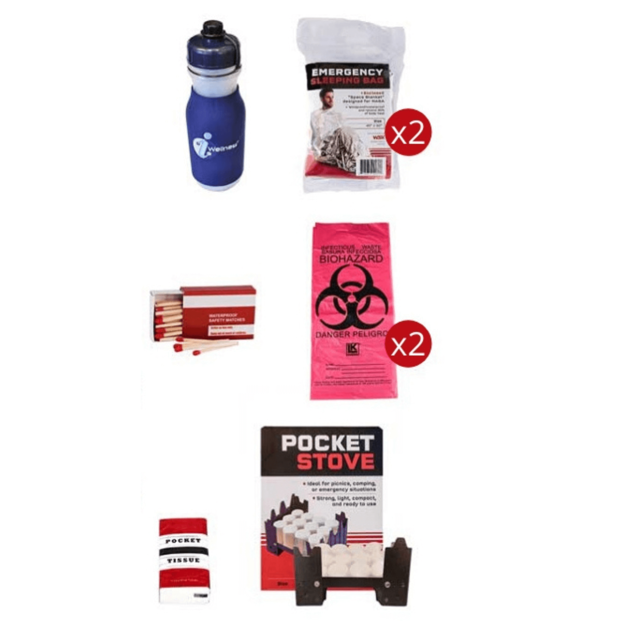 WSK 3-Day Food Storage Emergency Survival Kit with Rolling Bag - Jupiter Gear