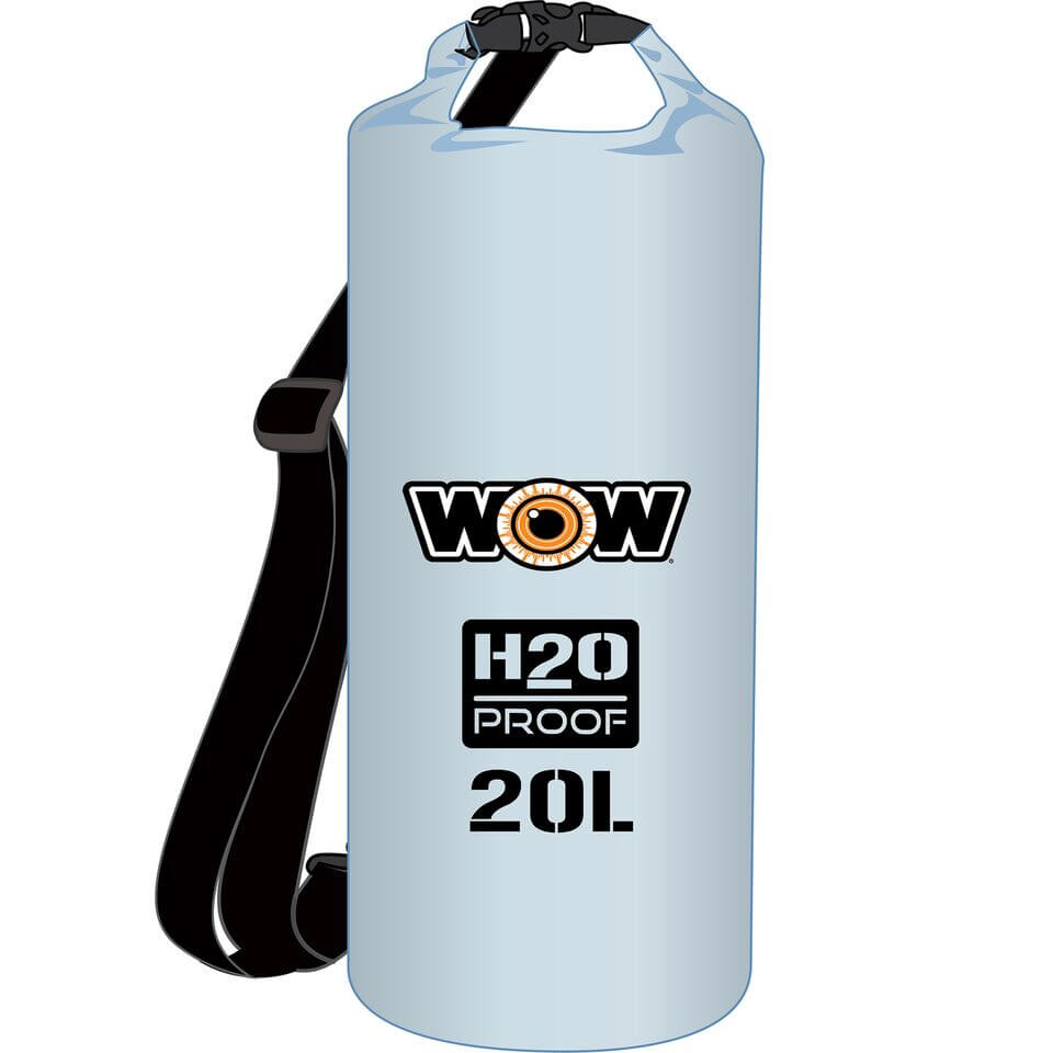 WOW Sports H2O Proof 20L Drybag Clear (18-5080C) by Jupiter Gear