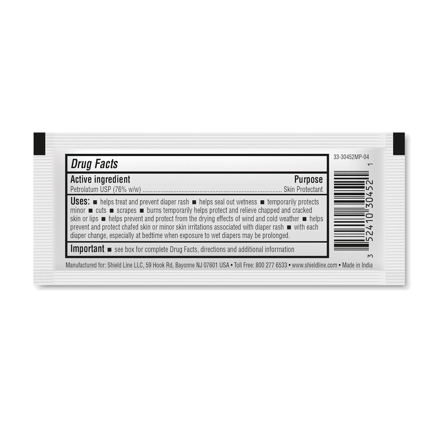 MedPride Vitamins A & D Ointment - 5g Packets - 144 packets/box, Case of 6 (864Count)