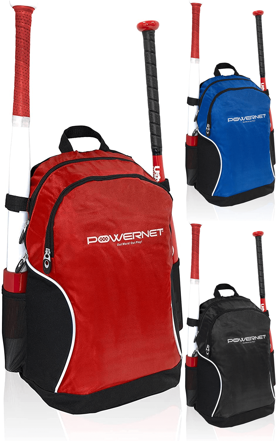 PowerNet Baseball Softball Backpack M (1048) by Jupiter Gear