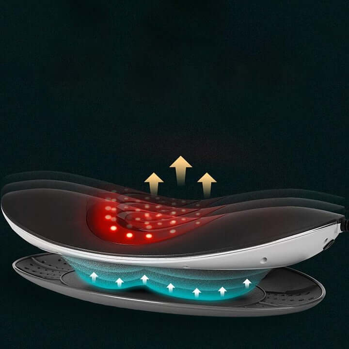 Bella2Bello Wilton Professional Lower Back Stretcher & Massager with Heat Function (Black) US-10374 by Jupiter Gear