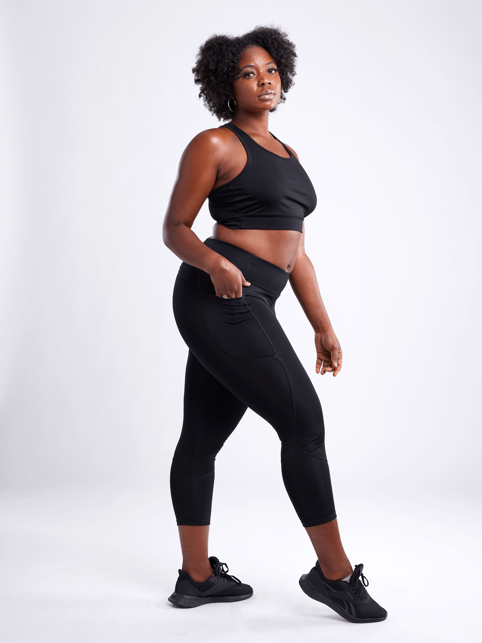 JupiterGear High-Waisted Classic Gym Leggings with Side Pockets by Jupiter Gear