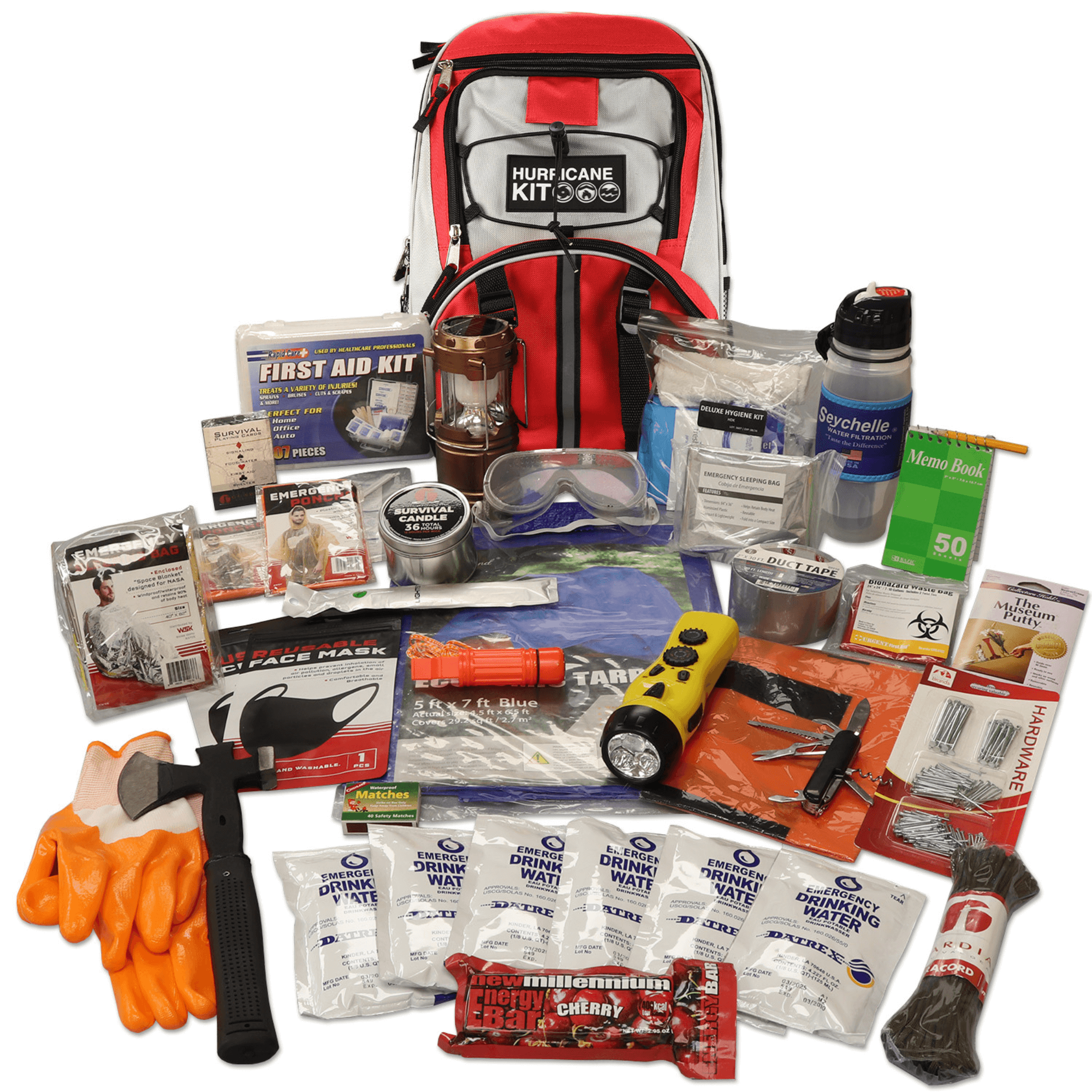WSK 72-Hour Hurricane Emergency Survival Kit with Backpack - Jupiter Gear