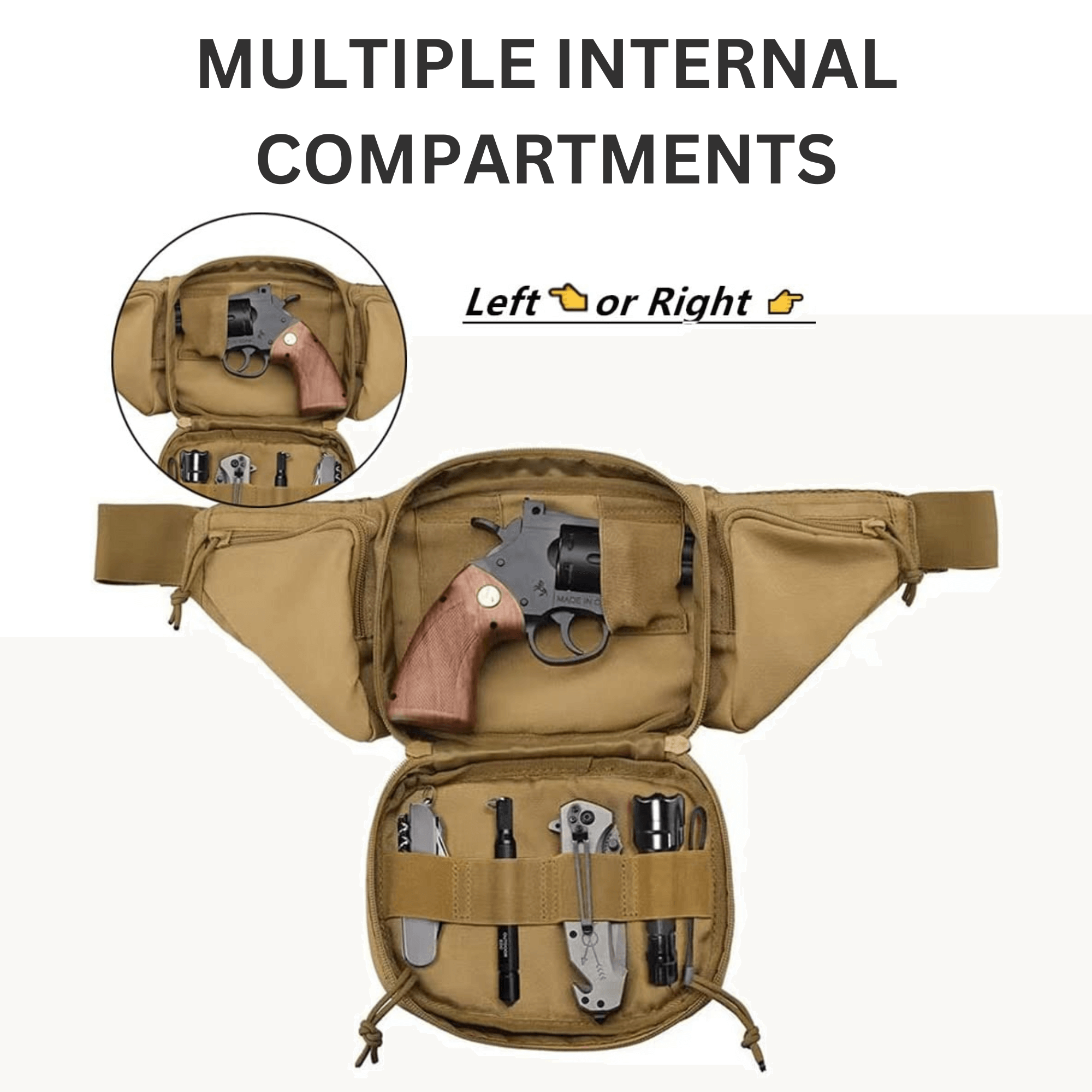 Tactical Waist Bag & MOLLE EDC Pouch For Outdoor Activities by Jupiter Gear