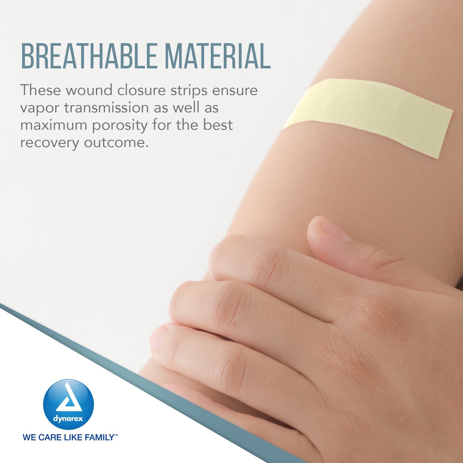 Dynarex SecureStrip Adhesive Wound Closures - Sterile, 50ea/bx, 4bxs/cs (200 Count)