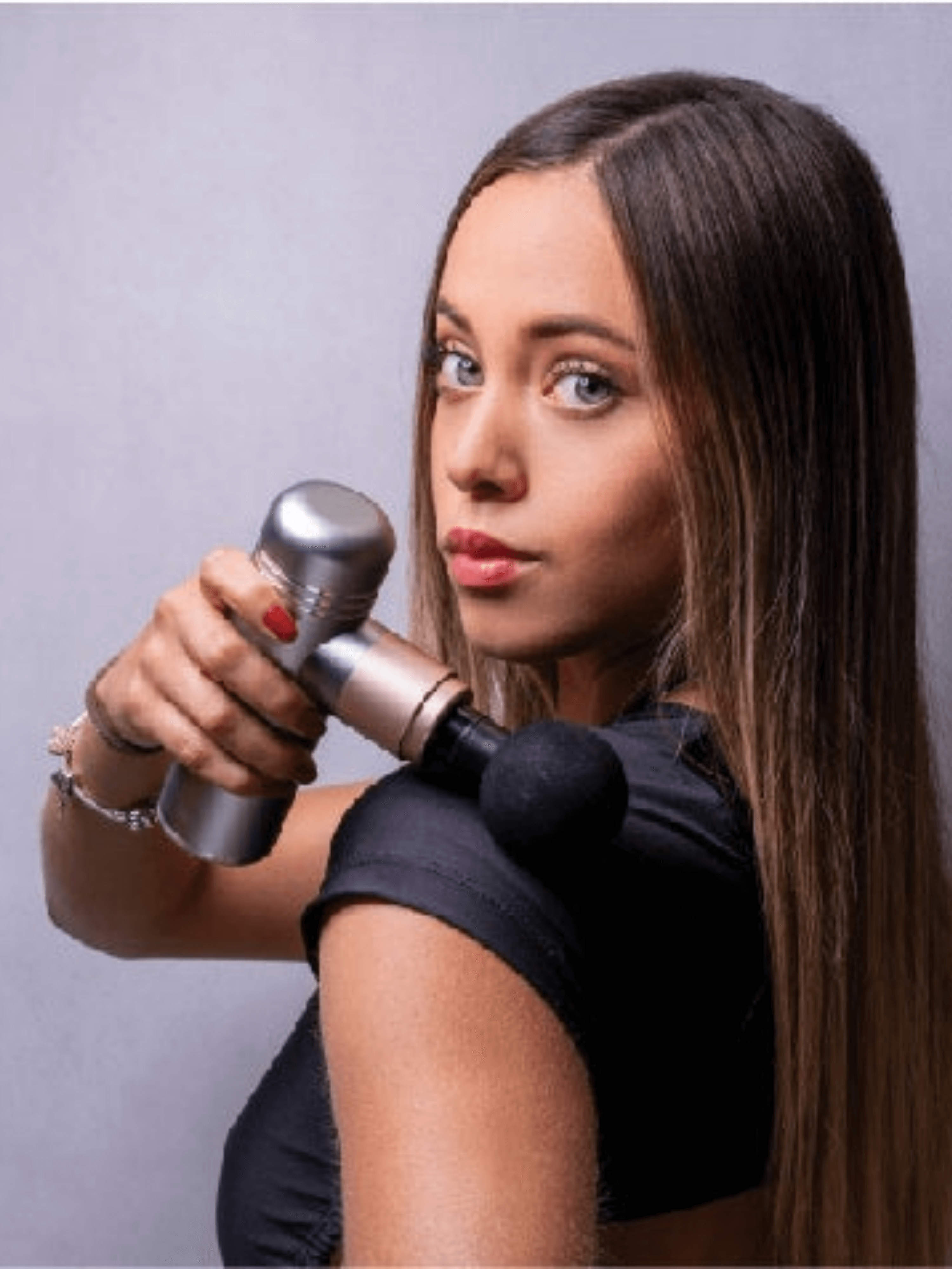 Bella2Bello G9 Mini Massage Gun (Silver) by Jupiter Gear