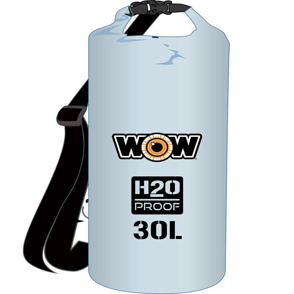 WOW Sports H2O Proof 30L Drybag Clear (18-5090C) by Jupiter Gear