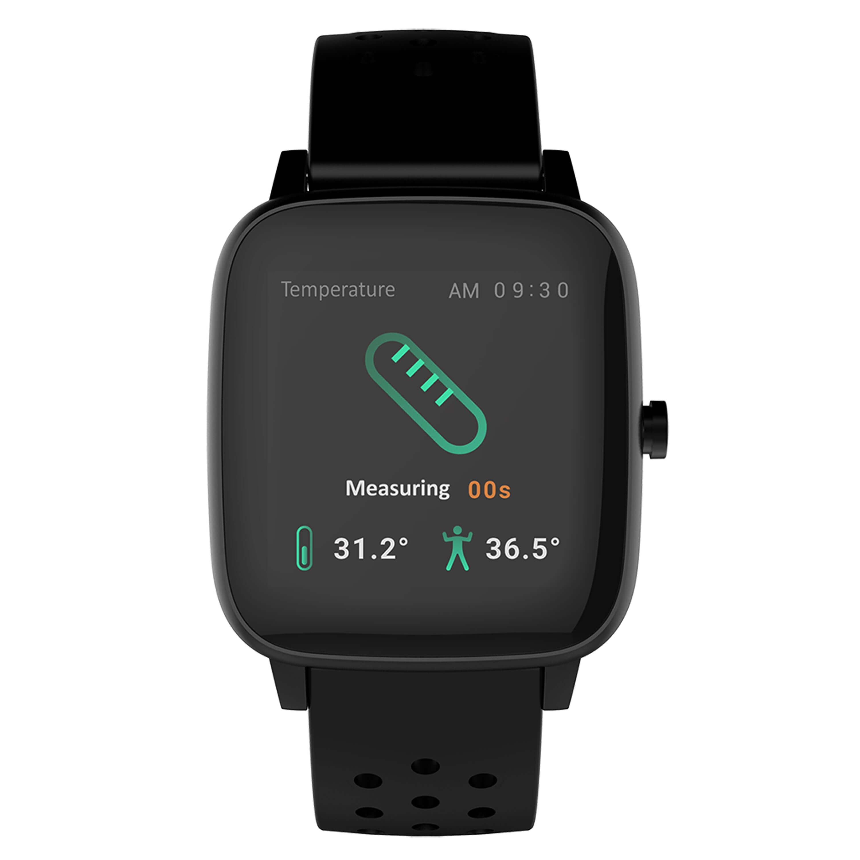 Supersonic Smartwatch with Dynamic Heart Rate, Temperature, Blood Oxygen, and Blood Pressure Monitor by Jupiter Gear