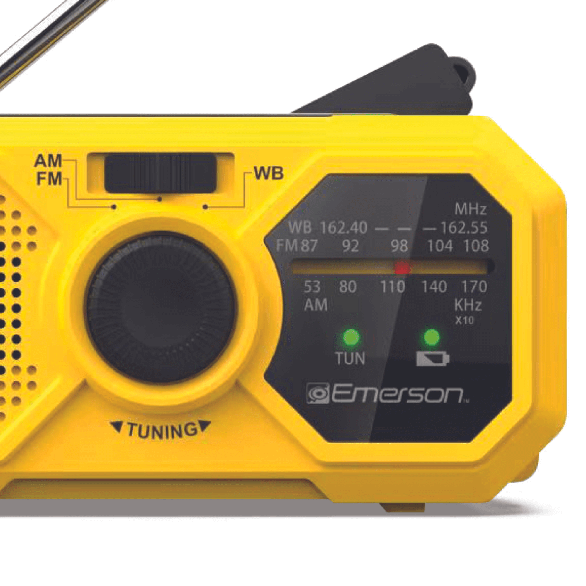 Emerson Emergency AM / FM Radio with Weather Band and Power Bank by Jupiter Gear