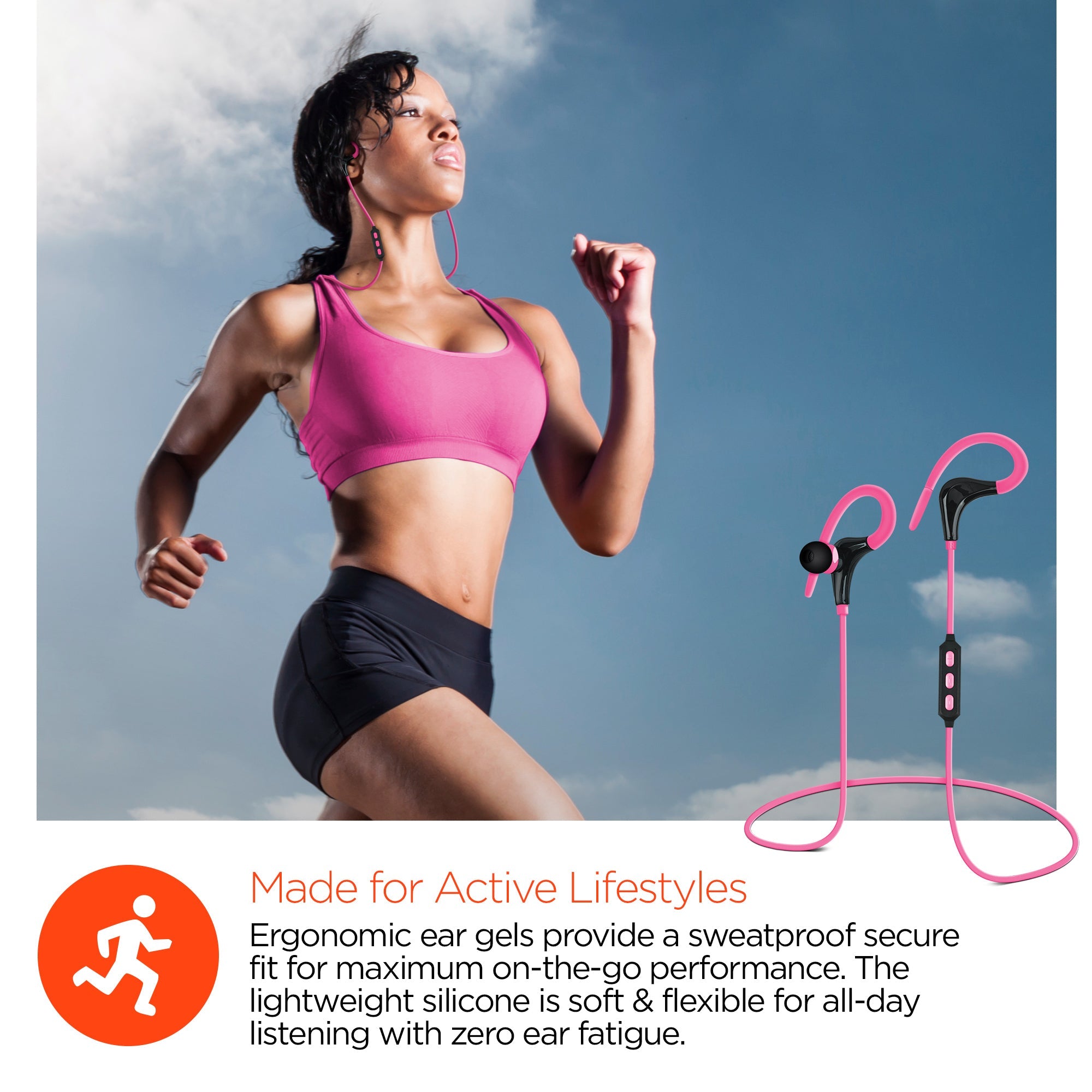 HyperGear Marathon Sport Wireless Bluetooth Earphones by Jupiter Gear