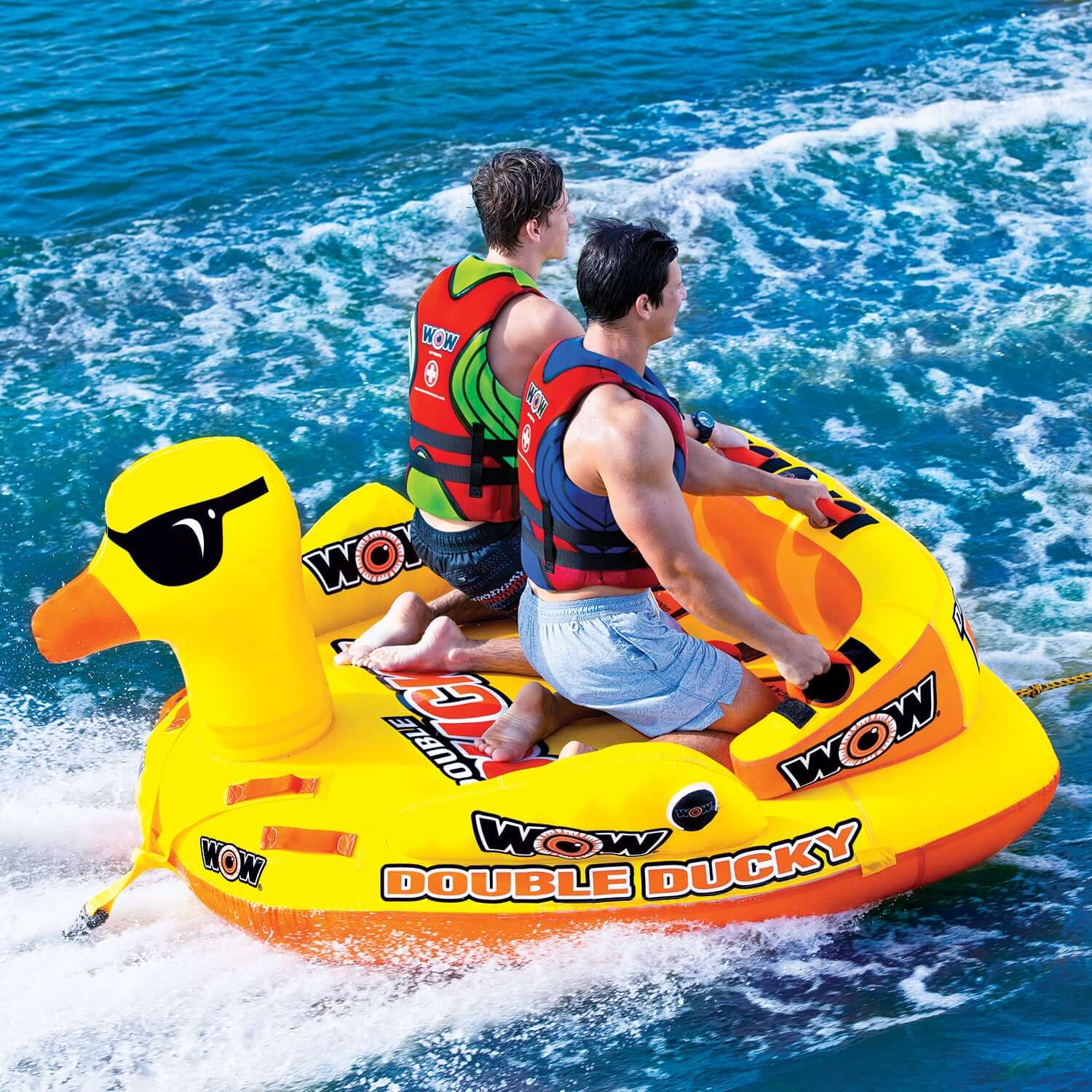 WOW Sports Double Ducky 2P Towable (19-1050) by Jupiter Gear