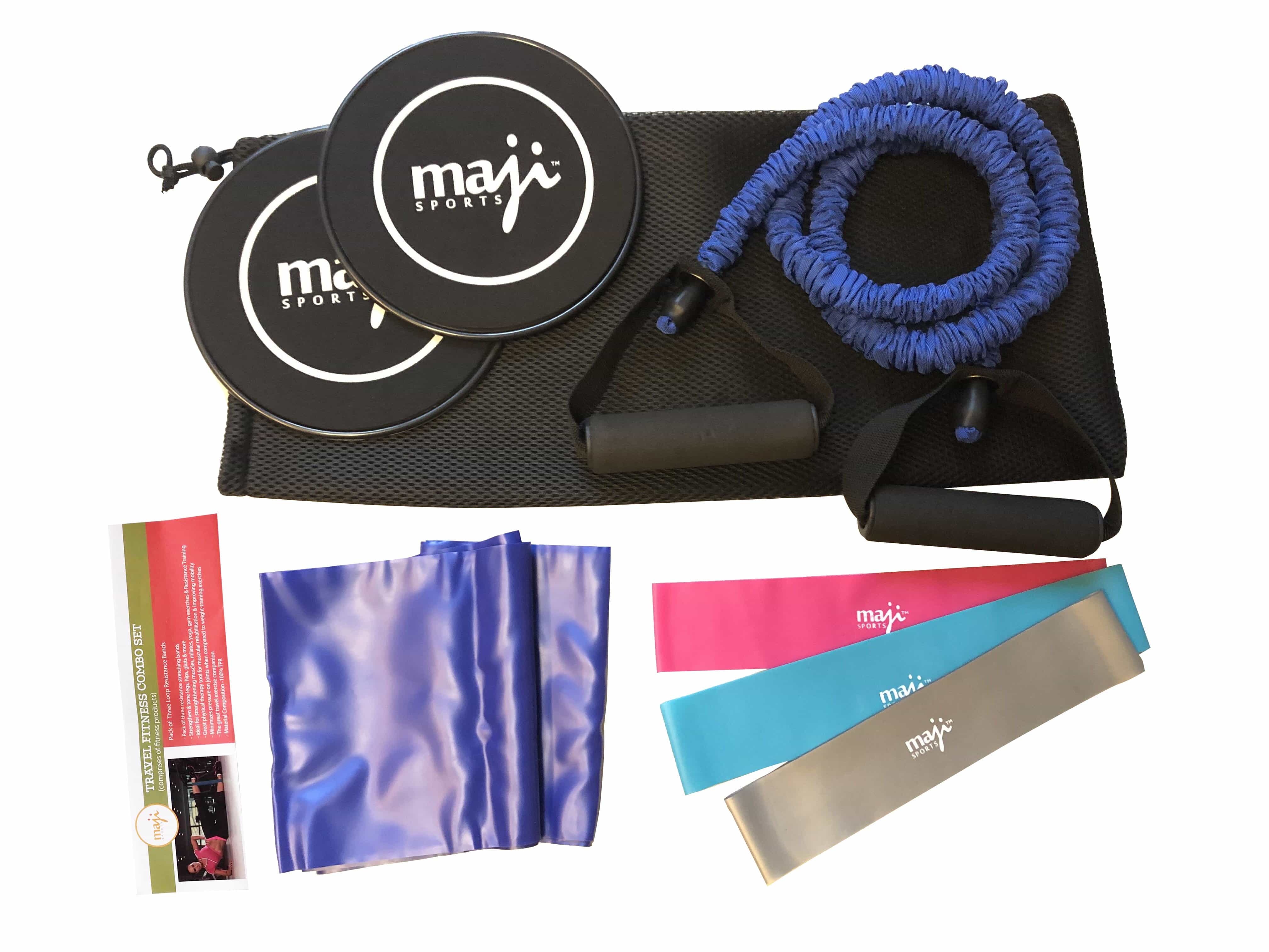 Maji Sports Resistance and Core Fitness Training Bundle by Jupiter Gear