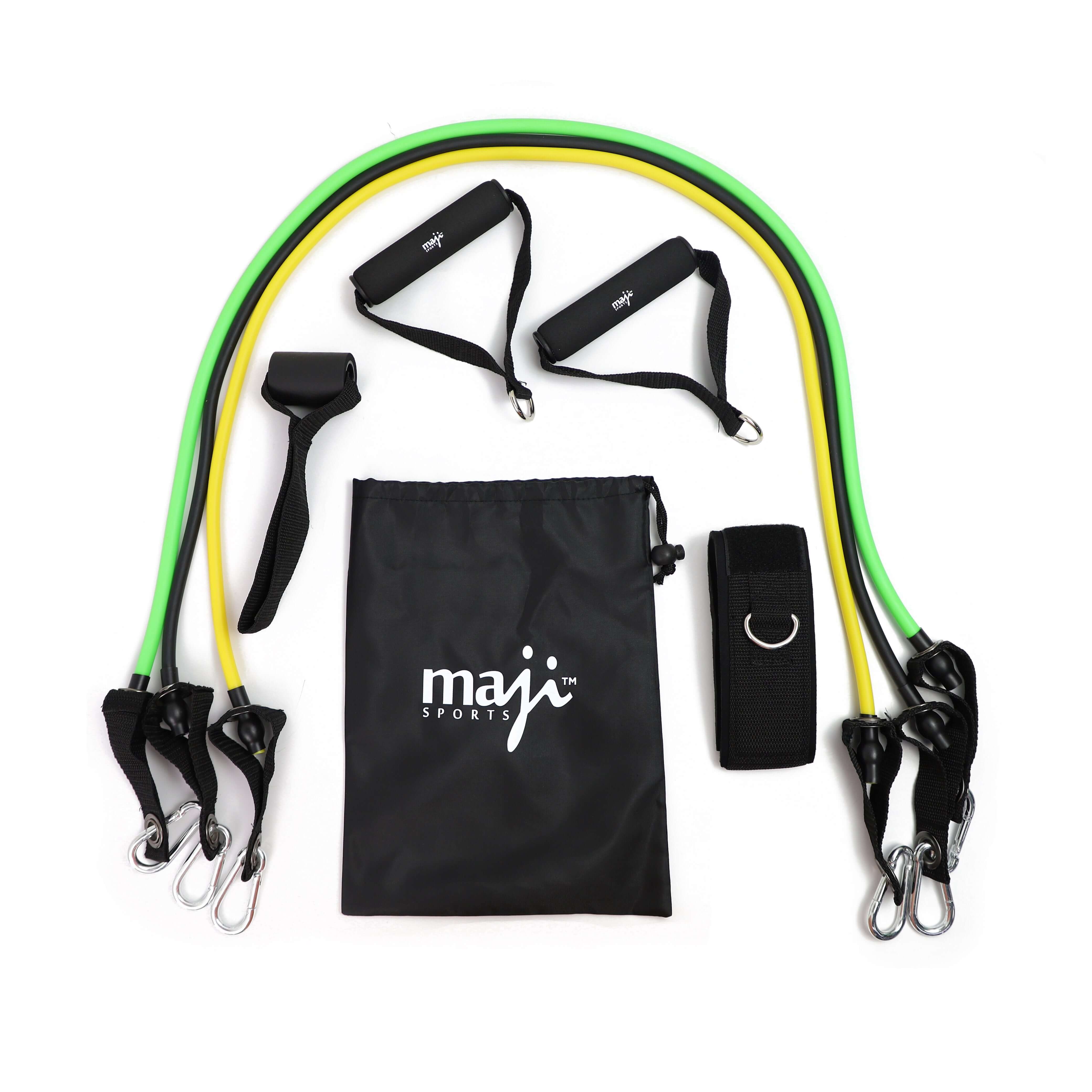 Maji Sports Full-Body Resistance Training Workout Tube Kit by Jupiter Gear