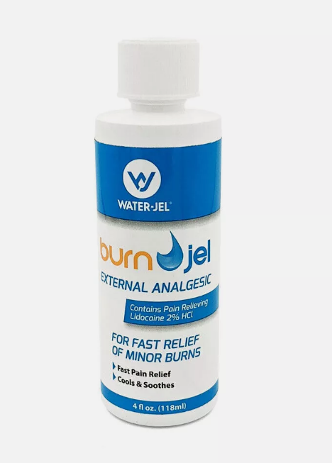 Water Jel Burn Jel Squeeze Bottle - 4 oz (24 Bottles/Case)