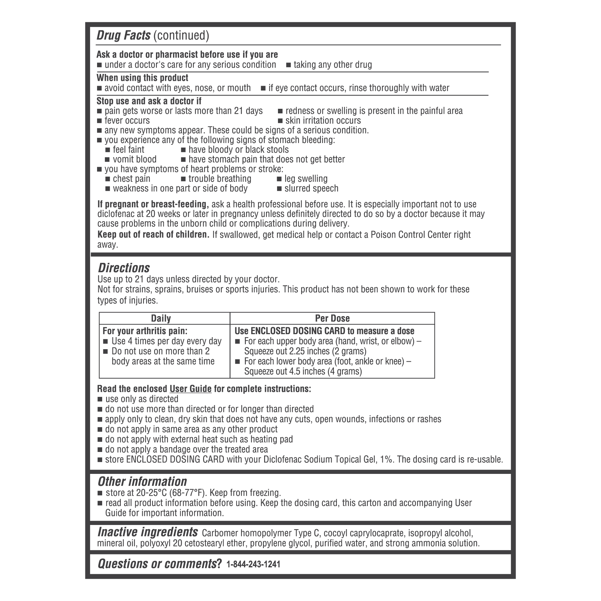 drug facts diclofenac 2 of 2