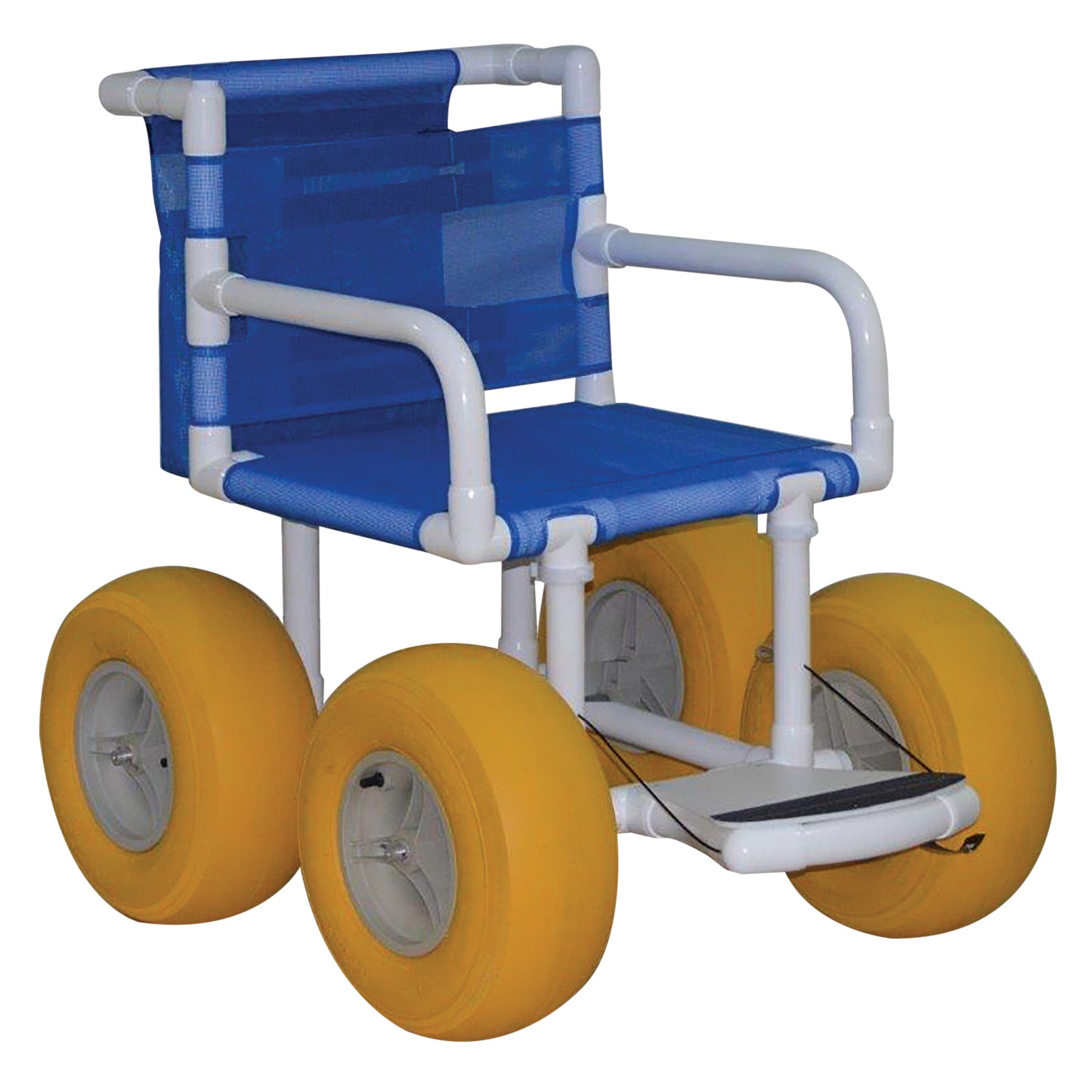 MJM International E720-ATC-YEL Recreational chair, 20" internal width, storage container, 250 lbs weight capacity